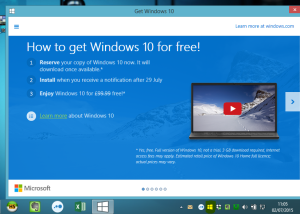 Windows 10 Upgrade App